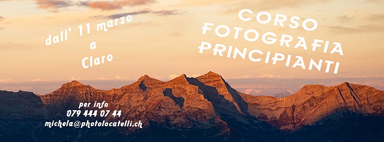Corso di fotografia principianti a Claro